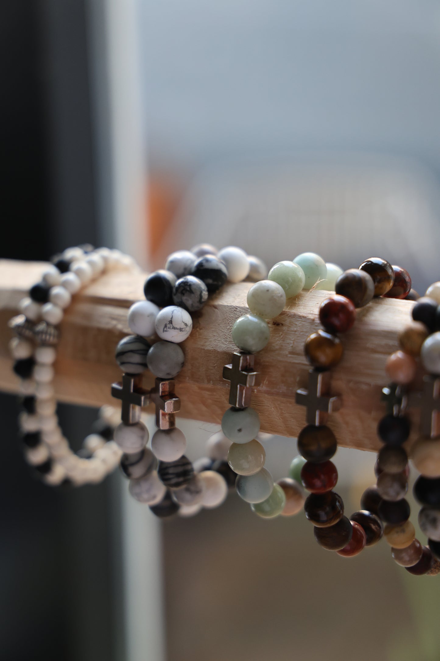 Armband Pure White | Natuursteen